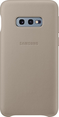 

Чехол (клип-кейс) Samsung, S 10 e (G 970) LeatherCover gray EF-VG 970 LJEGRU