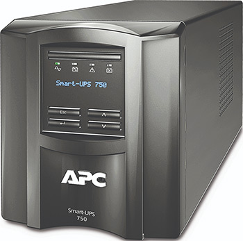 

Источник бесперебойного питания APC, Smart-UPS SMT750I 500Вт 750ВА черный