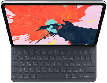 

Чехол-обложка со встроенной клавиатурой Apple, Smart Keyboard Folio для iPad Pro 11'' русская раскладка MU8G2RS/A