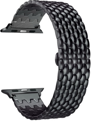 

Ремешок для часов Lyambda, из нержавеющей стали для Apple Watch 38/40 mm KITALFA LWA-08-40-BK Black