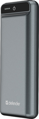 

Внешний аккумулятор Defender ExtraLife 15000F 2USB 15000mAh 2.1A (83668)