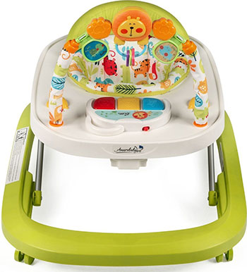 

Ходунки детские с электронной игровой панелью Amarobaby Walking Baby GREEN (зеленый) AMARO-21WB-Ze