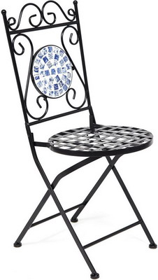 

Стул Tetchair, Secret de Maison COLABRIA (mod. PL08-7477) металл 38*43*91см черный/синяя плитка 13301