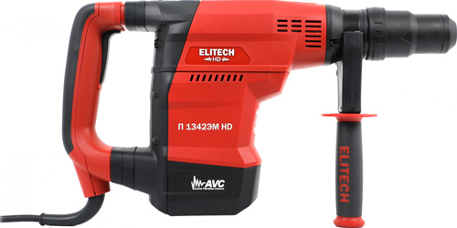 Перфоратор Elitech П 1342ЭМ HD (E2205.003.00) патр.:SDS-max (уд.:10 Дж, 1300 Вт, кейс в комплекте)