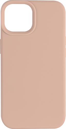 фото Чехол силиконовый red line для iphone 14 с микрофиброй, pink sand