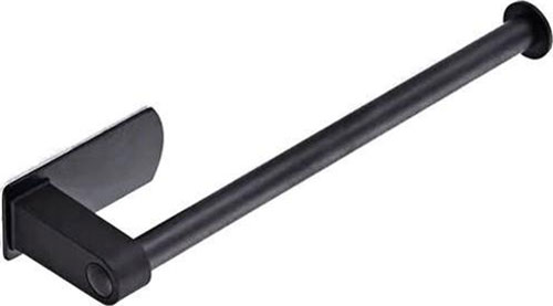 Изображение товара Держатель для полотенец D-Lin D201514 черный нержавеющая сталь настенный стильный