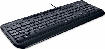 Клавиатура Microsoft Wired 600 Keyboard USB Black Retail (ANB-00018)