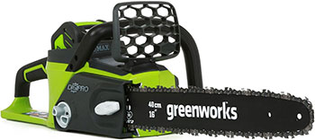 

Цепная пила Greenworks, 40 V G-max GD 40 CS 40 без аккумулятора и зарядного устройства 20077