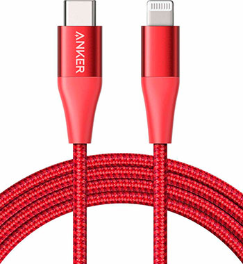 Фото - USB кабель ANKER A8652 60W C->8pin MFI 0.9м RD кабель для apple lightning mfi sago 1м серый sg 8pin 1m sg