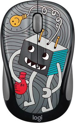 

Мышь Logitech, M 238 Doodle Collection LIGHTBULB