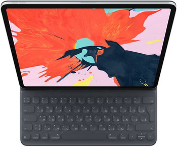 

Чехол-обложка со встроенной клавиатурой Apple, Smart Keyboard Folio для iPad Pro 12.9'' (3rd Generation) русская раскладка MU8H2RS/A