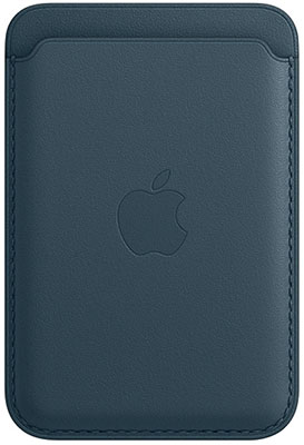 

Чехол-бумажник Apple, iPhone Leather Wallet with MagSafe - Baltic Blue MHLQ3ZE/A