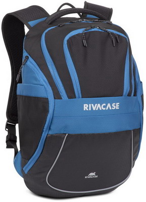 Рюкзак Rivacase для ноутбука 15.6'' 20л черно-синий 5225 black/blue рюкзак rivacase 8262 black