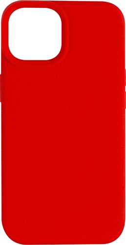 фото Чехол силиконовый red line для iphone 14 с микрофиброй, red