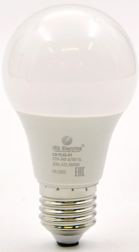 фото Лампа светодиодная irs electrics lb-ylcl-01, 9 вт