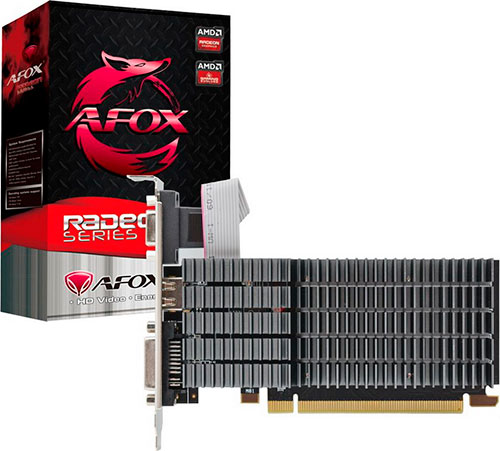 фото Видеокарта afox radeon r5 220 1gb (afr5220-1024d3l5-v2)