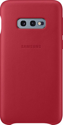 

Чехол (клип-кейс) Samsung, S 10 e (G 970) LeatherCover red EF-VG 970 LREGRU