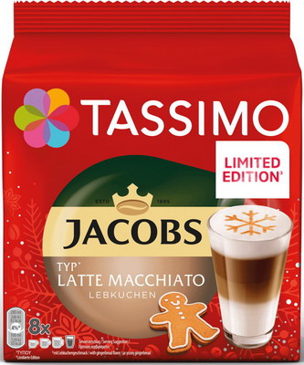 

Кофе капсульный Tassimo, Латте Макиато Имбирный пряник