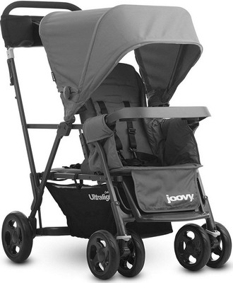 

Коляска Joovy, CABOOSE Graphite ULTRALIGHT серая (для двоих детей) 8119