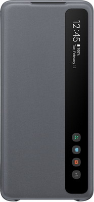 

Чехол (флип-кейс) Samsung, S20plus (G985) ClearView gray EF-ZG985CJEGRU