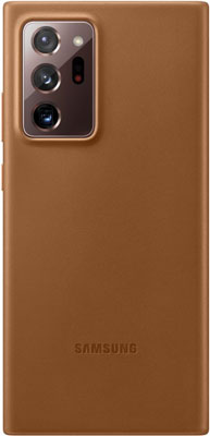 

Чехол (клип-кейс) Samsung, Galaxy Note 20 Ultra Leather Cover коричневый (EF-VN985LAEGRU)