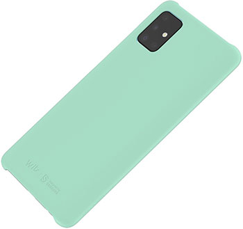 

Чехол (клип-кейс) Samsung Galaxy A51 WITS Premium Hard Case мятный (GP-FPA515WSAMR)