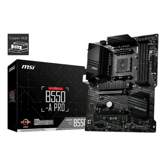 

Материнская плата MSI B550-A PRO (AM4, ATX), Черный