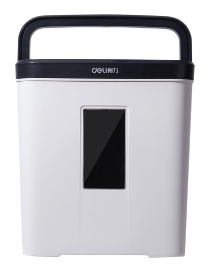 

Уничтожитель бумаги (шредер) Cactus Deli E9939 белый (секр.P-4) фрагменты 5лист. 12лтр. скобы