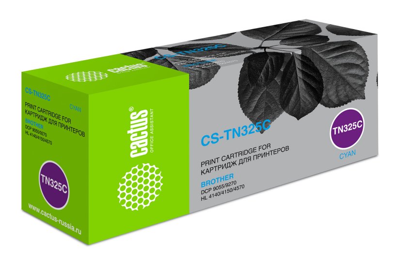 

Картридж лазерный Cactus CS-TN325C TN-325C голубой (3500стр.) для Brother DCP-9055/9270/HL-4140/4150/4570