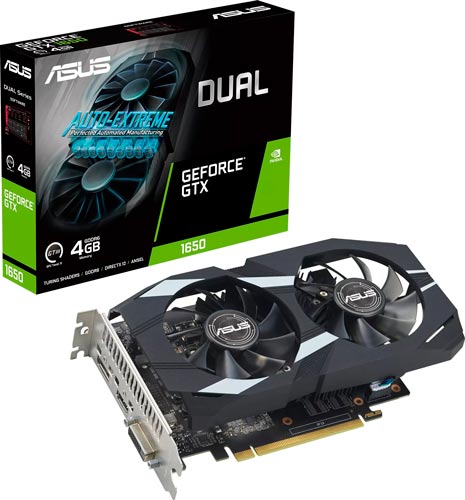 фото Видеокарта asus geforce gtx 1650 dual evo oc 4gb (dual-gtx1650-o4gd6-p-evo)