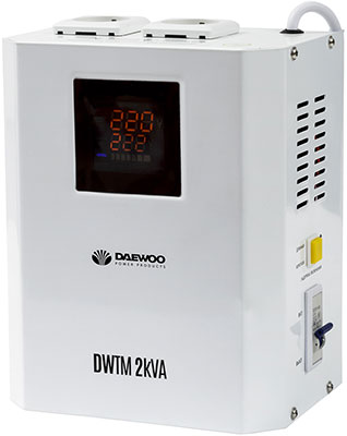 Стабилизатор напряжения Daewoo Power Products DW-TM2kVA стабилизатор напряжения daewoo power products dw tm2kva