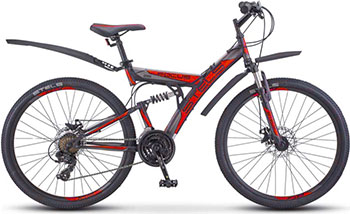 

Велосипед Stels Focus MD 26'' 21-SP V010*LU088523*LU073825 *18'' Чёрный/красный