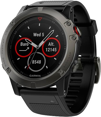 

Спортивные часы Garmin, fenix 5x Sapphire Slate Gray (серый)