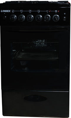 

Комбинированная плита Reex, CGE-540 ecBk черный