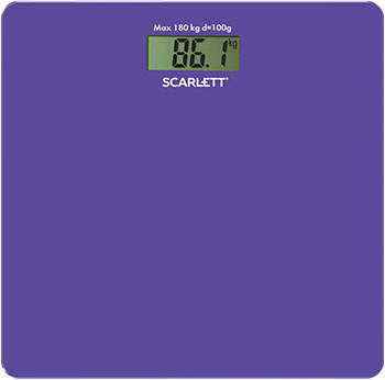 Весы напольные Scarlett SC-BS33E042 сиреневый