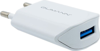 

Сетевое ЗУ Qumann, QTC-01 1USB (1A 5W) белый 50011