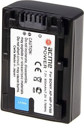 

Аккумулятор AcmePower, AP-NP-FV50
