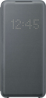 

Чехол (клип-кейс) Samsung S20 (G980) LED-View gray EF-NG980PJEGRU
