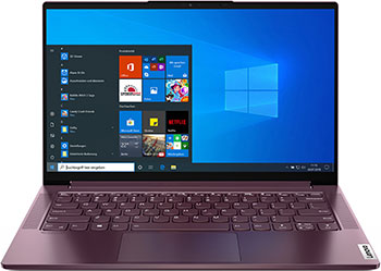 

Ноутбук Lenovo, Yoga Slim7 14IIL05 (82A100H9RU) vinous