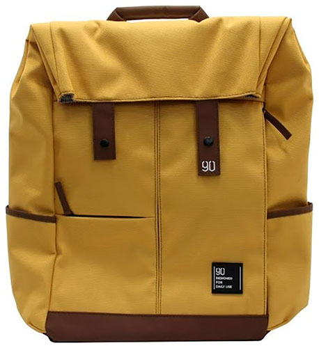 фото Рюкзак ninetygo colleage leisure backpack желтый