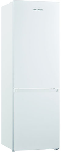 фото Двухкамерный холодильник willmark rfn-421nfw, белый