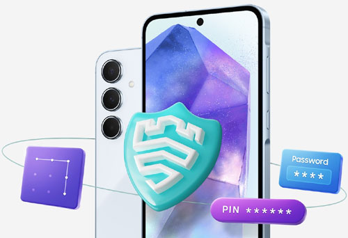 Смартфон Samsung Galaxy A55 256Gb 8Gb голубой AU