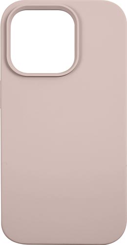 фото Чехол силиконовый red line для iphone 14 pro с микрофиброй, pink sand