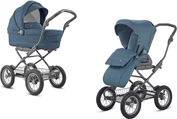 

Коляска Inglesina, Sofia System Duo 2 в 1 на шасси Ergo Bike (AA 15 K6ARB AE 15 H 6100) ARTIC BLUE KA 15 K6ARB