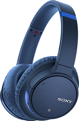 

Накладные наушники Sony, WH-CH 700 NL.E noise canc синий