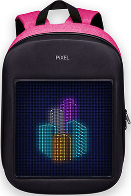 

Рюкзак с LED-дисплеем Pixel, ONE - PINKMAN розовый (PXONEPM01)