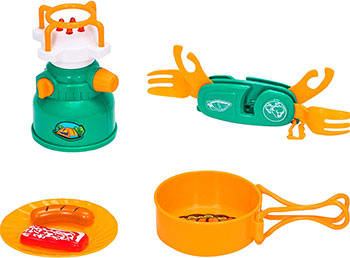 Игровой набор Givito G209-002 игрушка ''Набор Туриста'' с набором для пикника 6 предметов