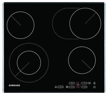 

Встраиваемая электрическая варочная панель Samsung C 61 R1CDMST/BWT