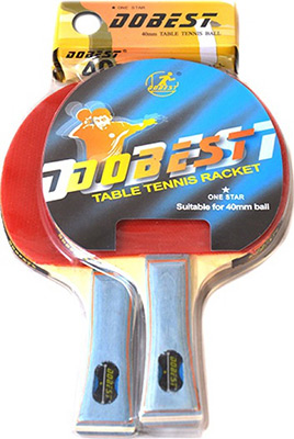 

Набор для игры DoBest, BR 20 1 звезда (2 ракетки + 3 мяча)