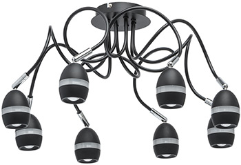 Люстра потолочная DeMarkt Этингер 704016208 64*0 5W LED 220 V спот demarkt этингер 704011305